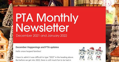 PTA Monthly Newsletter