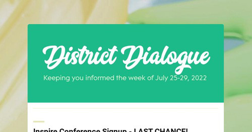 District Dialogue