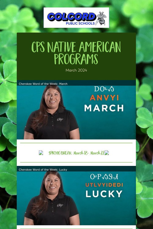 March 2024- NA Programs