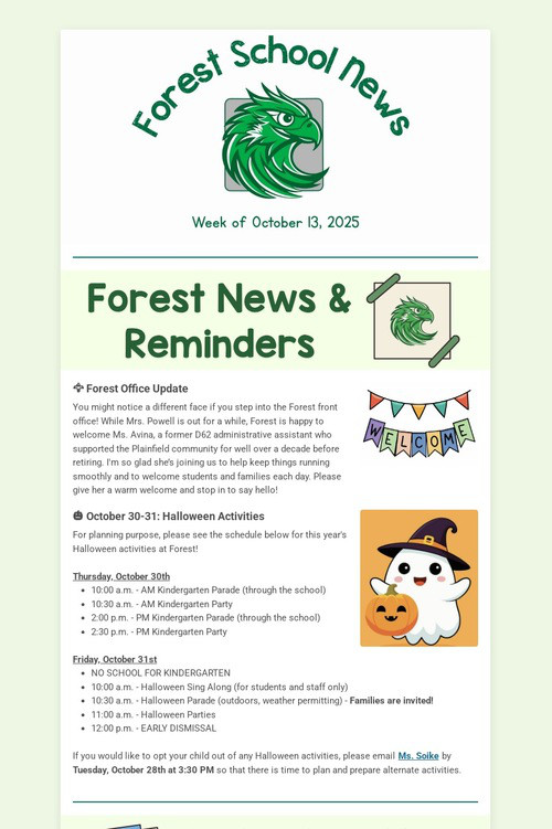 Forest School News (10.12.25)