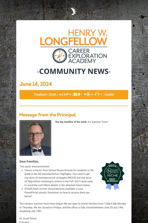 Longfellow Community News