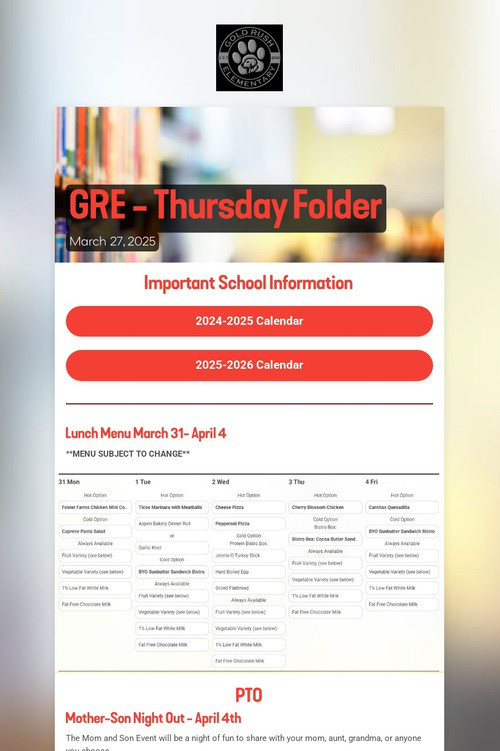 GRE - Thursday Folder