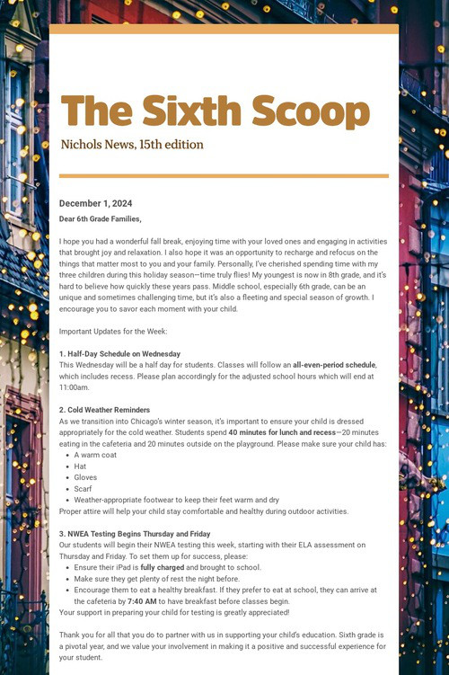 The Sixth Scoop