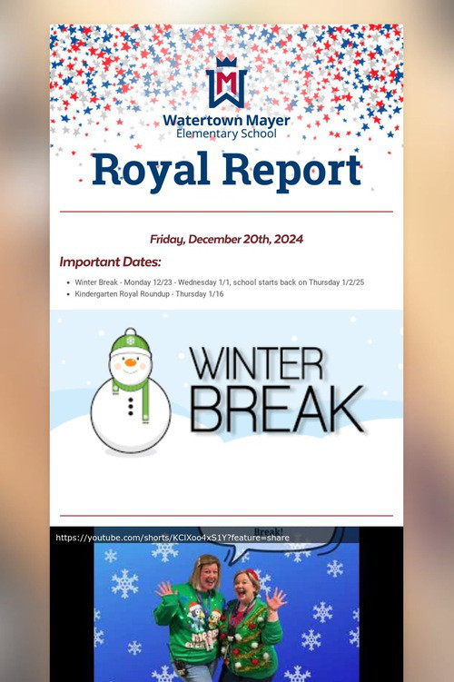 Royal Report
