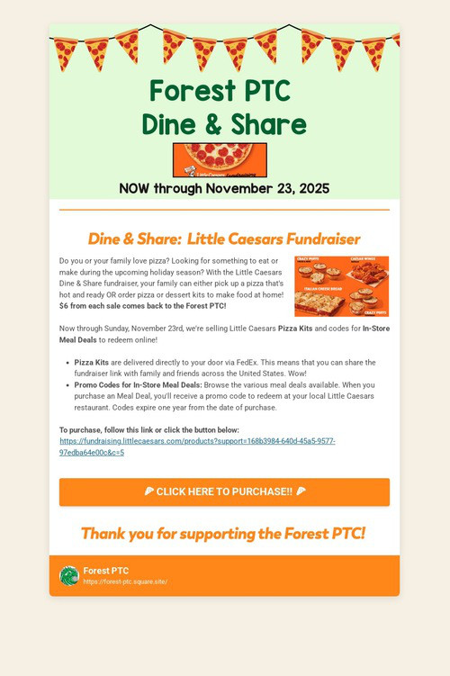 PTC Dine & Shares