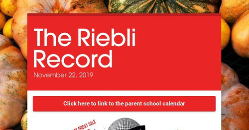 The Riebli Record Smore Newsletters for Education The Riebli Record Smore Newsletters for Education