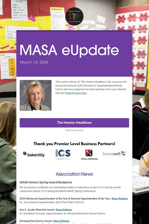 MASA eUpdate