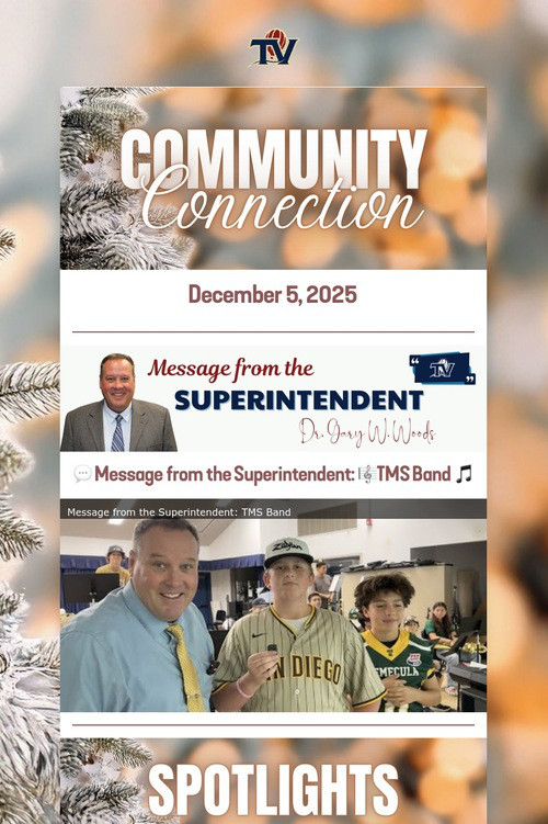TVUSD COMMUNITY CONNECTION