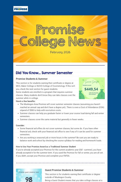 Promise College News