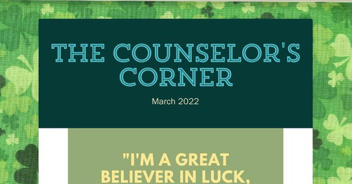 The Counselor's Corner