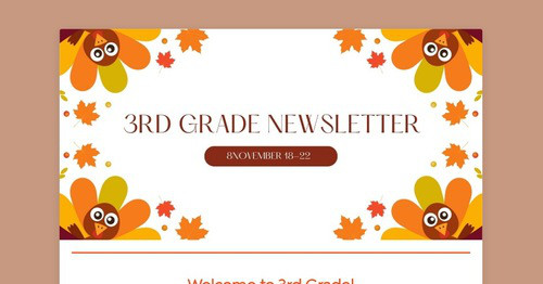 Third Grade Weekly Update