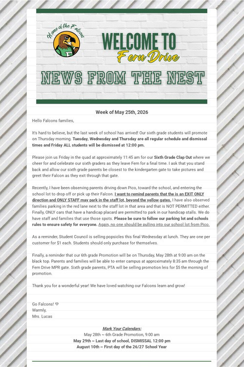 News From The Nest