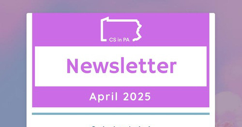 April 2025 Newsletter