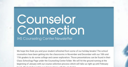 Counselor Connection