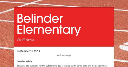 Belinder Elementary | Smore Newsletters for Education