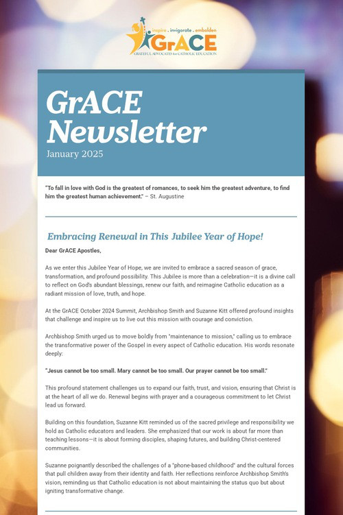 GrACE Newsletter