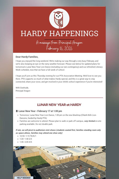 Hardy Happenings