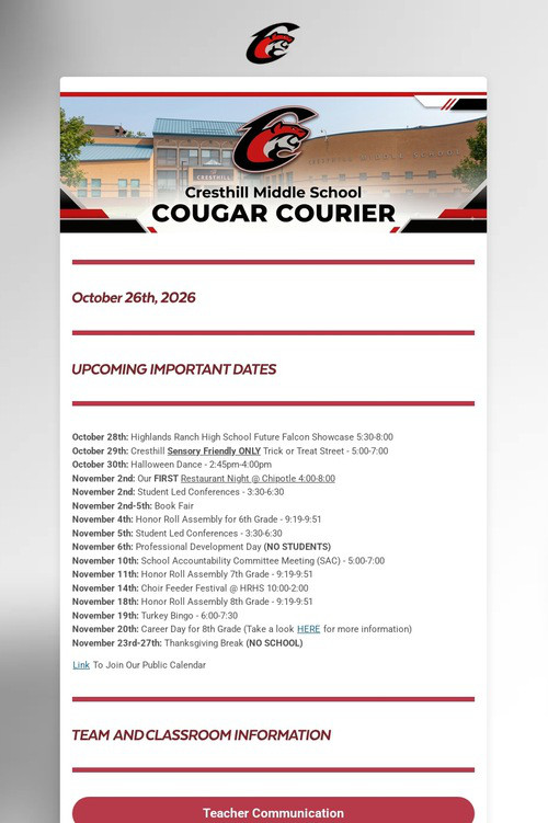 Cresthill Cougar Courier