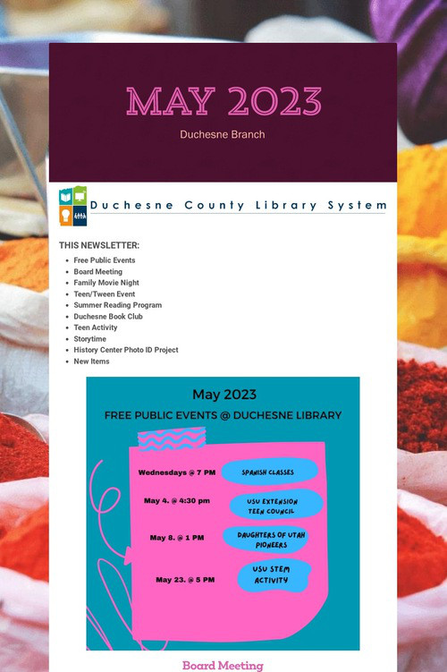 May 2023