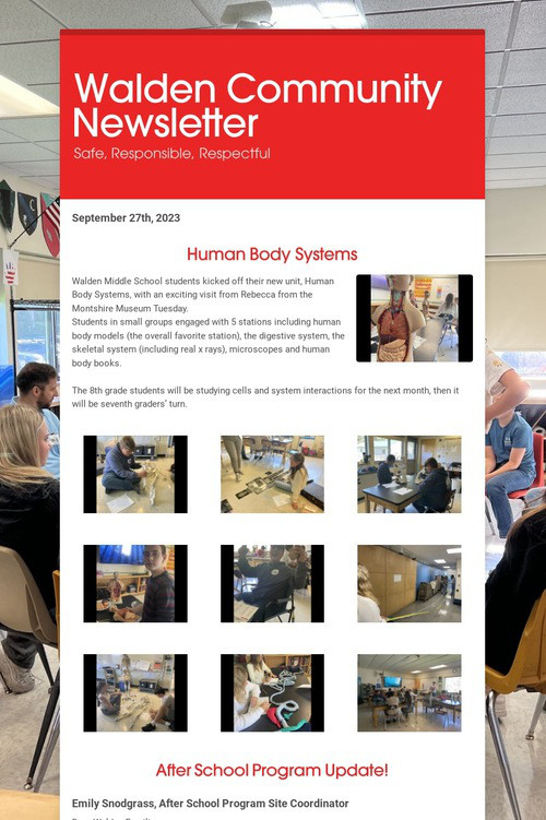 Walden Community Newsletter