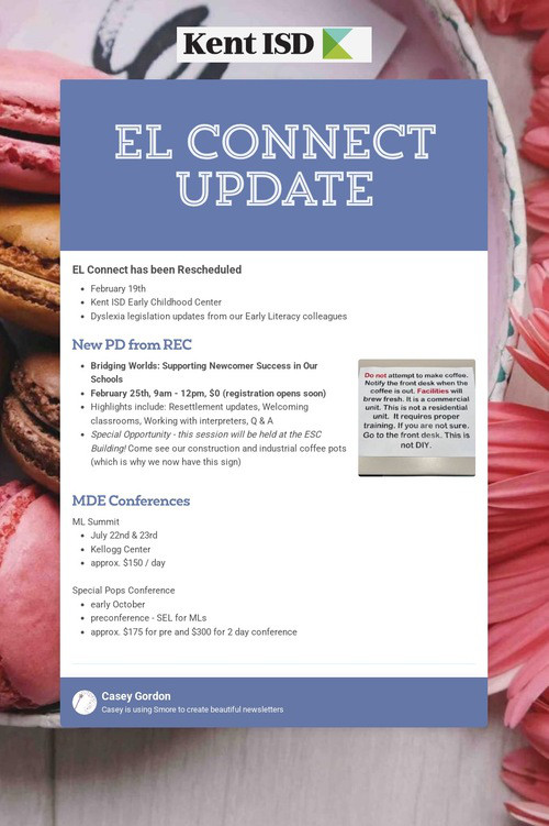 EL Connect Update