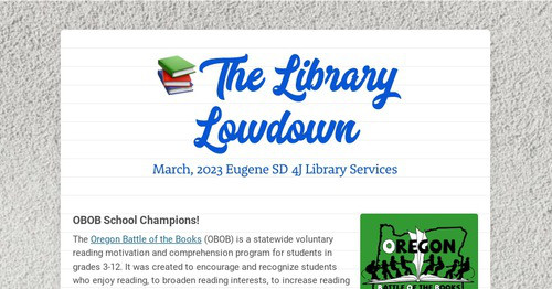 📚The Library Lowdown