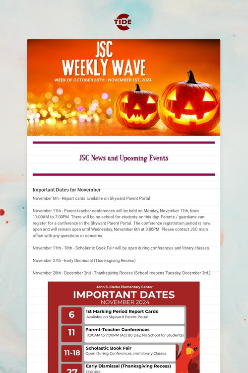 JSC Weekly Wave