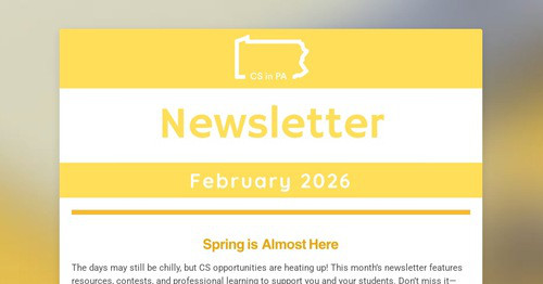 February 2026 Newsletter
