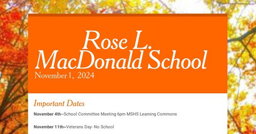 Rose L. MacDonald School