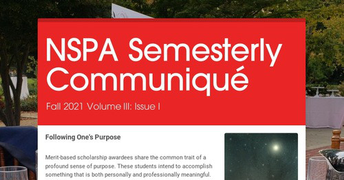 NSPA Semesterly Communiqué