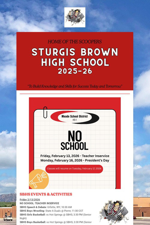 STURGIS BROWN HIGH SCHOOL