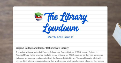 πThe Library Lowdown