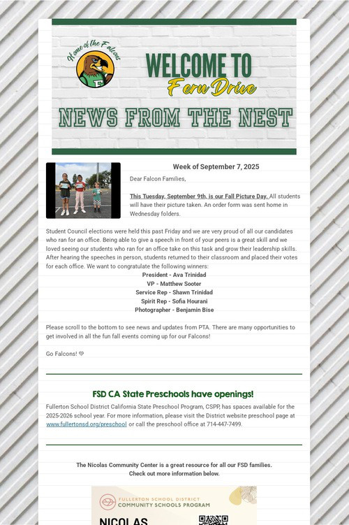 News From The Nest