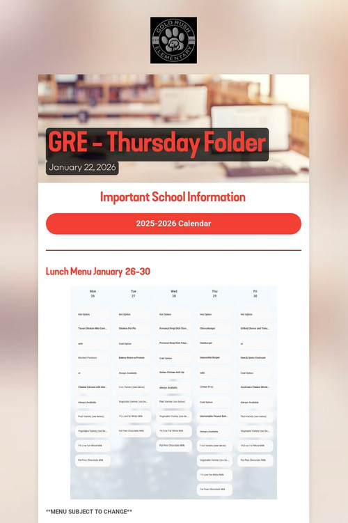 GRE - Thursday Folder