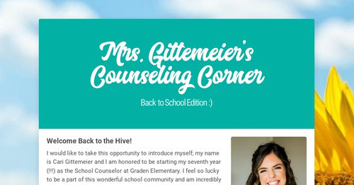 Mrs. Gittemeier's Counseling Corner