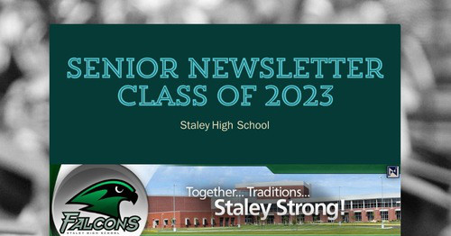 SENIOR Newsletter Class of 2023