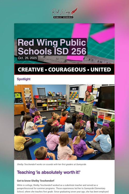 Red Wing Public Schools ISD 256