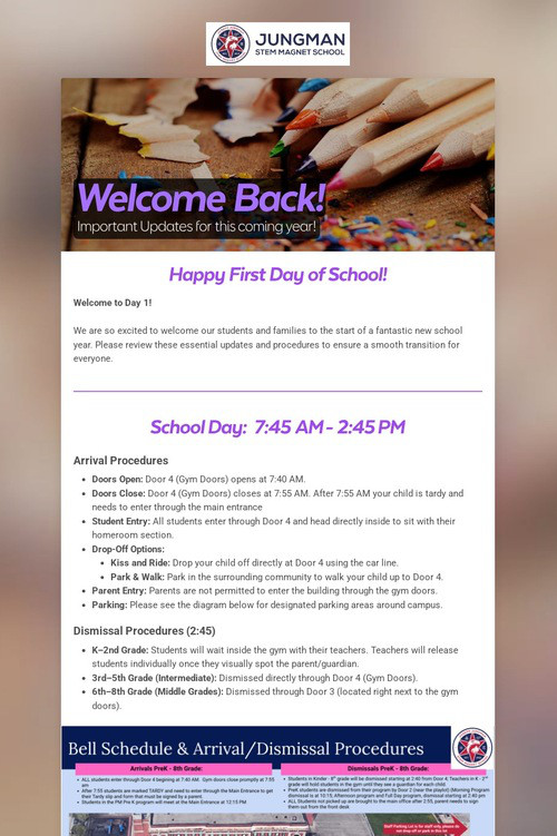 Welcome Back!