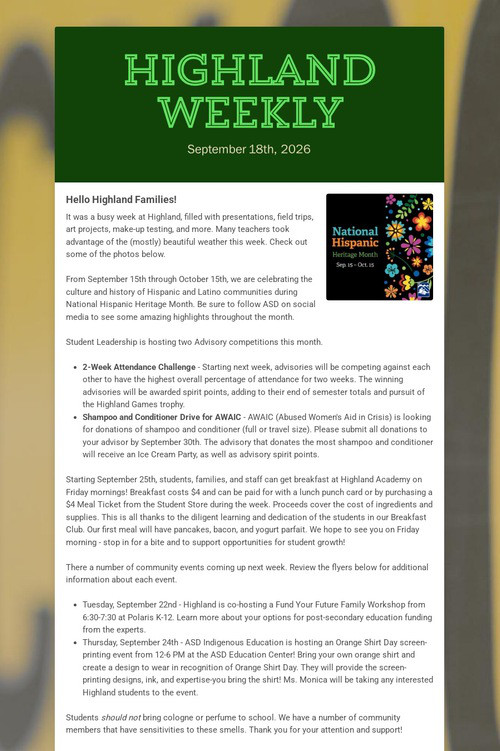 Highland Weekly