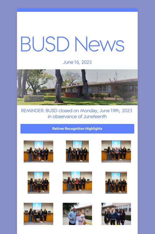 BUSD News