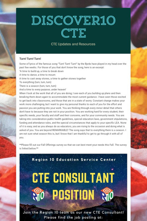DiscoveR10 CTE
