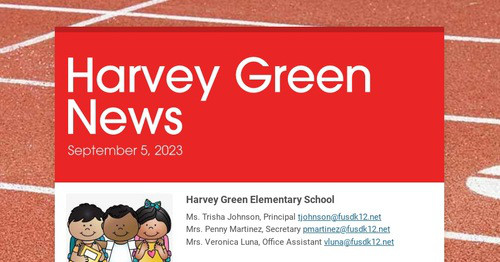 Harvey Green News Smore Newsletters For Education 0984