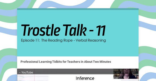 Trostle Talk - 11