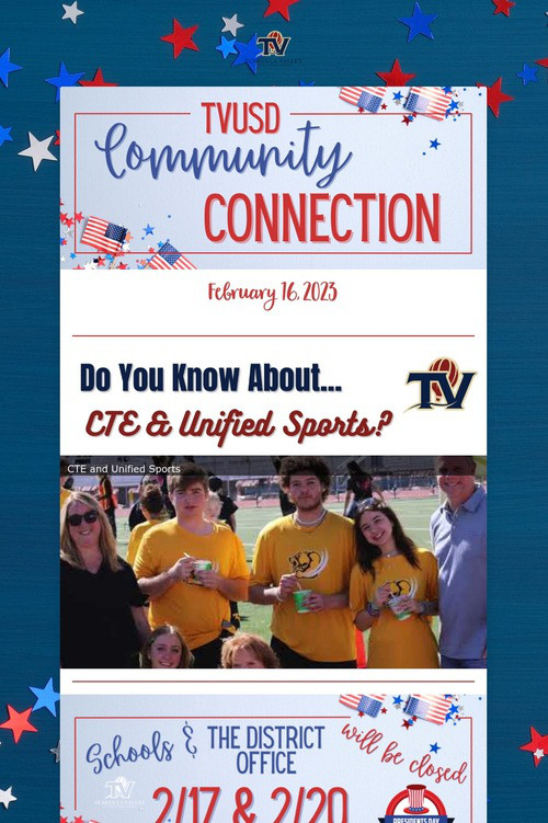 TVUSD COMMUNITY CONNECTION