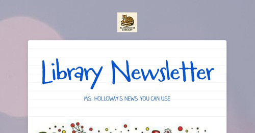 Library Newsletter
