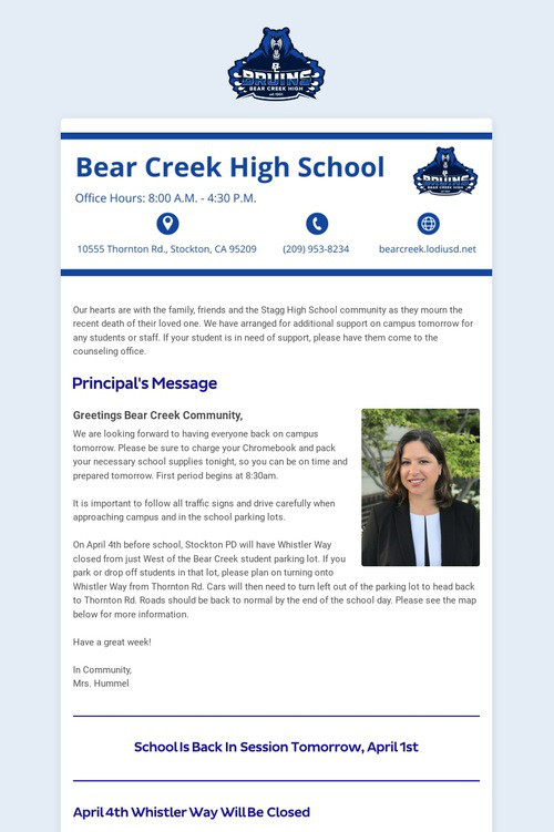 03/31/2024 BCHS Weekly Newsletter