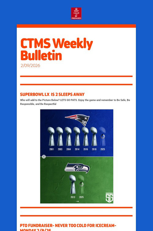 CTMS Weekly Bulletin