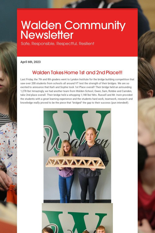 Walden Community Newsletter