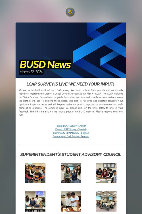 BUSD News