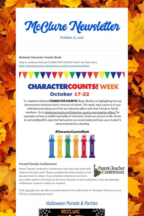 McClure Newsletter